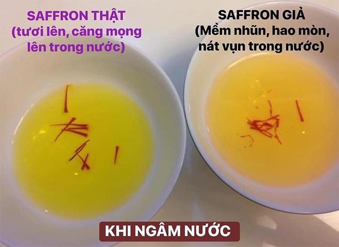 Mẹo hay cần nhớ để phân biệt saffron thật - giả - Ảnh 3